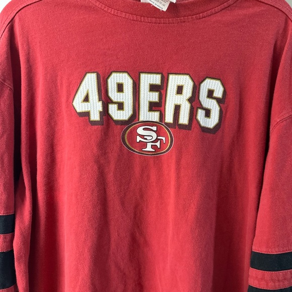 Vintage San Francisco 49ers NFL long sleeve red shirt size XL - Picture 2 of 9